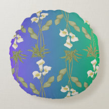 Witte Lelie bloemmotief patroon