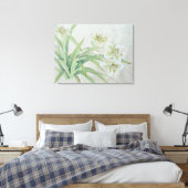 Witte lelie canvas afdruk (Insitu (Slaapkamer))