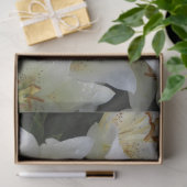 Witte lelies tissuepapier (Geschenk)