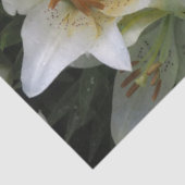 Witte lelies tissuepapier (Detail)