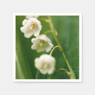 Witte lelietje-van-dalen (Convallaria majalis) Servet