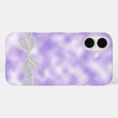 witte lende op paarse vorst Case-Mate iPhone case (Achterkant (horizontaal))