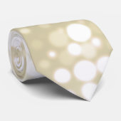 Witte lichten stropdas (Opgerold)