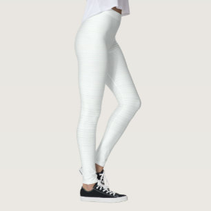 Witte lijn leggings