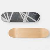 Witte lijnen Extreme Graffiti Skateboard (Horizontaal)