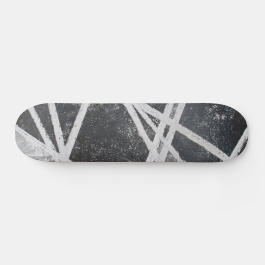 Witte lijnen Extreme Graffiti Skateboard (Horizontaal)