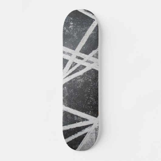 Witte lijnen Extreme Graffiti Skateboard (Voorkant)