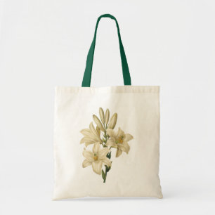 Witte likeur (Lilium candidum) van Redouté Tote Bag