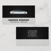 witte limousine | Rijdiensten Visitekaartje (Voorkant / Achterkant)