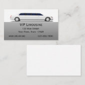 Witte Limousine Visitekaartje (Voorkant / Achterkant)
