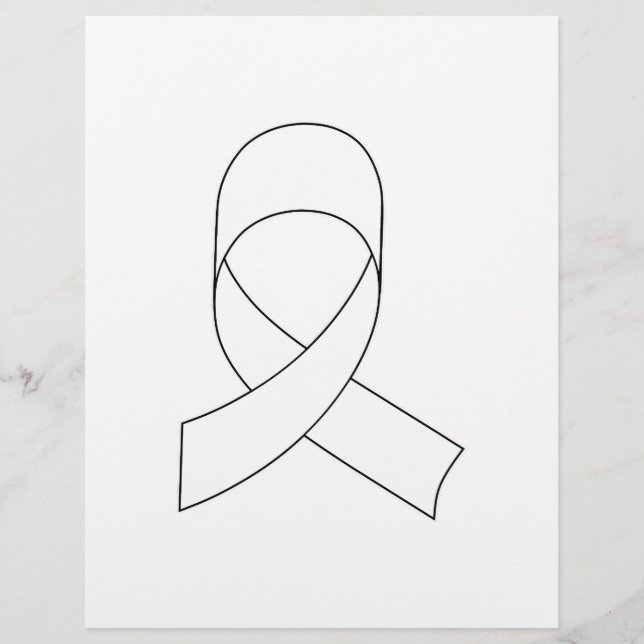 Witte Lint Tekening (Voorkant)