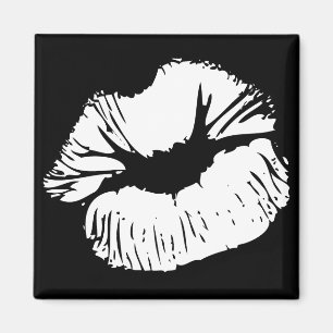 Witte lippen magneet