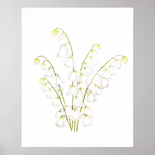 witte lly uit valley 2021 poster (Voorkant)