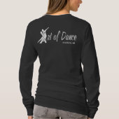 Witte Logo - Terug en Voorzijde T-shirt (Achterkant)