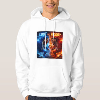 Witte Loot Vs Moody Hoodie Voor Mannen