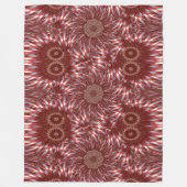 Witte Lotus 17 Fleece Deken (Voorkant)