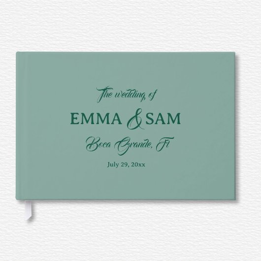 Witte Lotus bruiloft Gastenboek