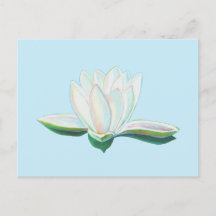 Witte Lotus Flower Luminous