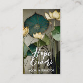 Witte Lotus Flowers, prachtige Natuur voor het gen Visitekaartje (Voorkant)