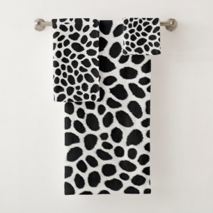 Witte luipaard Elegant Trendy luxe Collectie Bad Handdoek