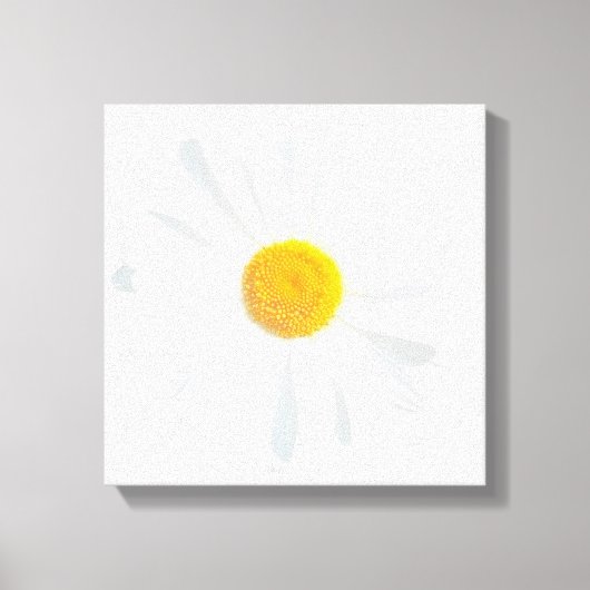 witte maaltijd canvas afdruk (Voorkant)