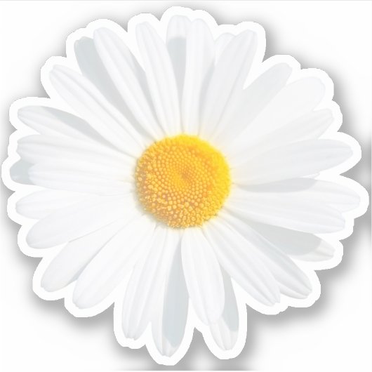 witte maaltijd sticker (Voorkant)