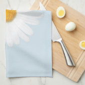 witte maaltijd theedoek (Quarter Fold)