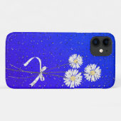 witte madeliefjes met regendruppels Case-Mate iPhone case (Achterkant (horizontaal))
