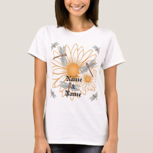 Witte madeliefjes t-shirt