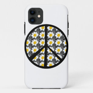 Witte Madeliefjes Vredesteken iPhone 11 Hoesje