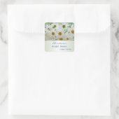 Witte madeliefjes Vrijgezellenfeesten Sticker (Tas)