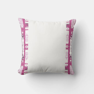 Witte Magenta Roze Sierrand Kussen