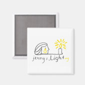 Witte magneet (Voorkant / Achterkant)