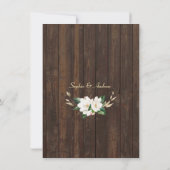 Witte Magnolia Barn String Lichten na I DO BBQ I Kaart (Achterkant)