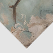 Witte Magnolia Bloemen Decoupage Tissuepapier (Detail)