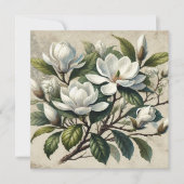 Witte Magnolia Botanisch (Voorkant)