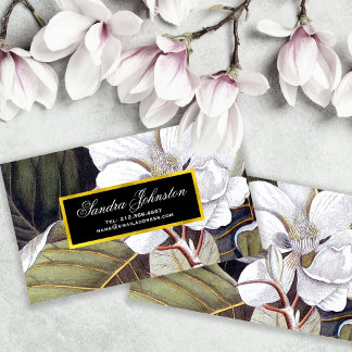 Witte Magnolia  Botanisch Visitekaartje