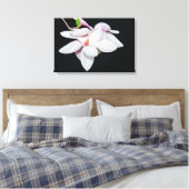 Witte Magnolia Canvas Afdruk (Insitu (Slaapkamer))