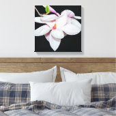 Witte Magnolia Canvas Afdruk (Insitu (Slaapkamer))