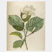 Witte Magnolia deken (Voorkant)