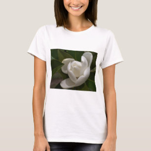 witte magnolia flower buis t-shirt