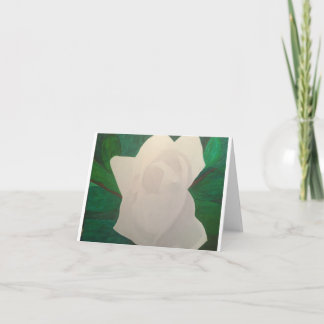 Witte Magnolia, klein, 4" x 5,6" Kaart