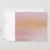 Witte Magnolia Religieuze Uitnodiging (Achterkant)