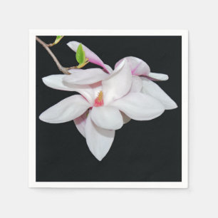 Witte Magnolia Servet