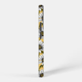 Witte maissoorten, wilde bloemen op geel samsung galaxy hoesje (Rechterkant)