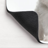 Witte Malteese Muismat van Puppy Dog (Hoek)