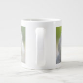 Witte Maltese hond Extra Grote Mok (Achterkant)