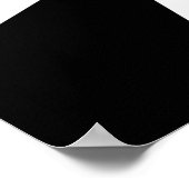 Witte Maltese Kruis Poster (Hoek)