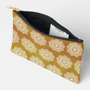 Witte Mandala op Gouden Achtergrond Etui