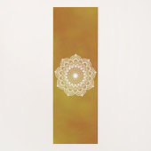 Witte Mandala op Gouden Achtergrond Yogamat (Achterkant)